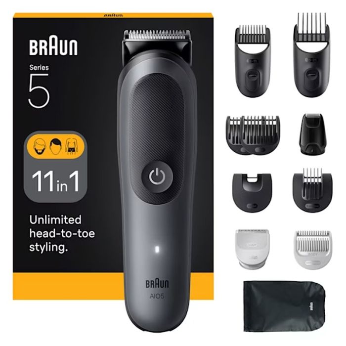 Tondeuse Multifonction 11En1 Braun AIO5560 – Rasage précis