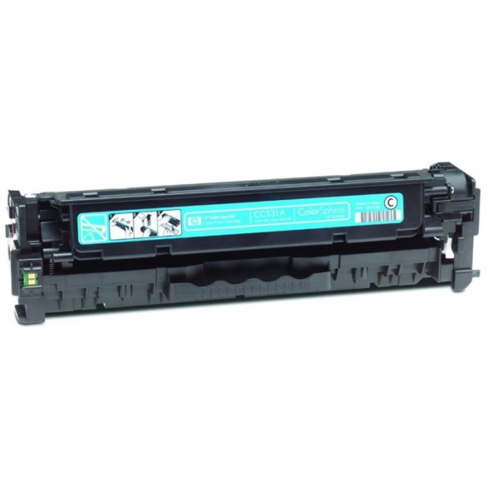 Toner Adaptable Compatible HP CC531A-CE411X-CF381X - Cyan (CC531AA)