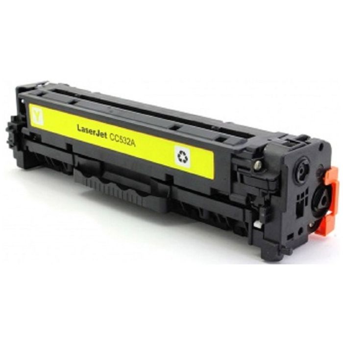 Toner Adaptable Compatible HP CC532A-CE412X- CF382X - Jaune (CC532AA)