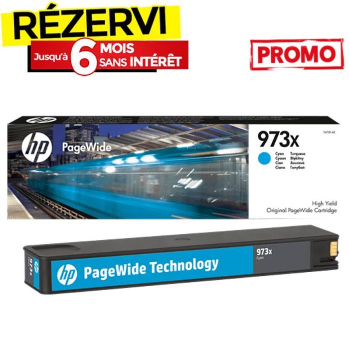 Cartouche Original HP 973X Cyan (F6T81AE) - MyTek