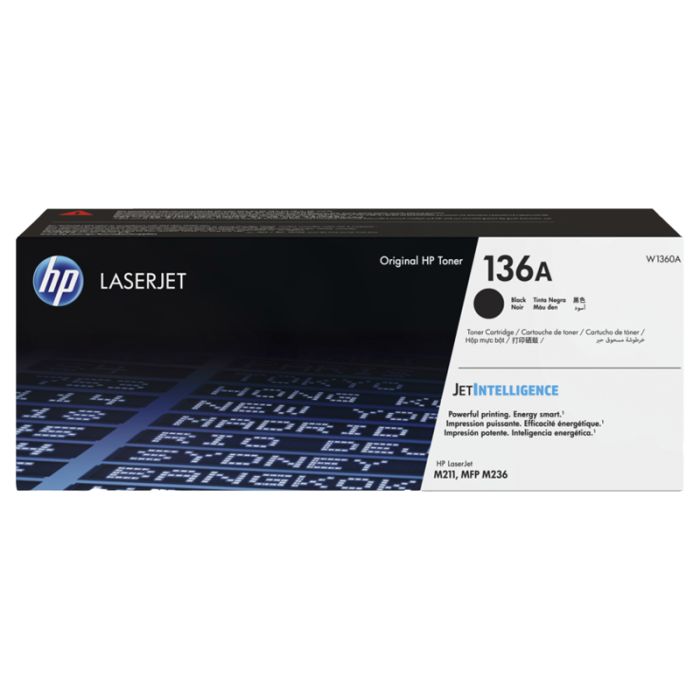  Toner HP LaserJet Original 136A Noir (W1360A)