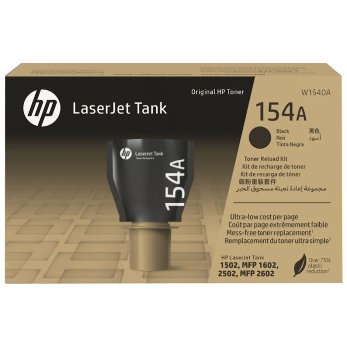 Toner Laser Original HP LaserJetTank 154A - Noir(W1540A)