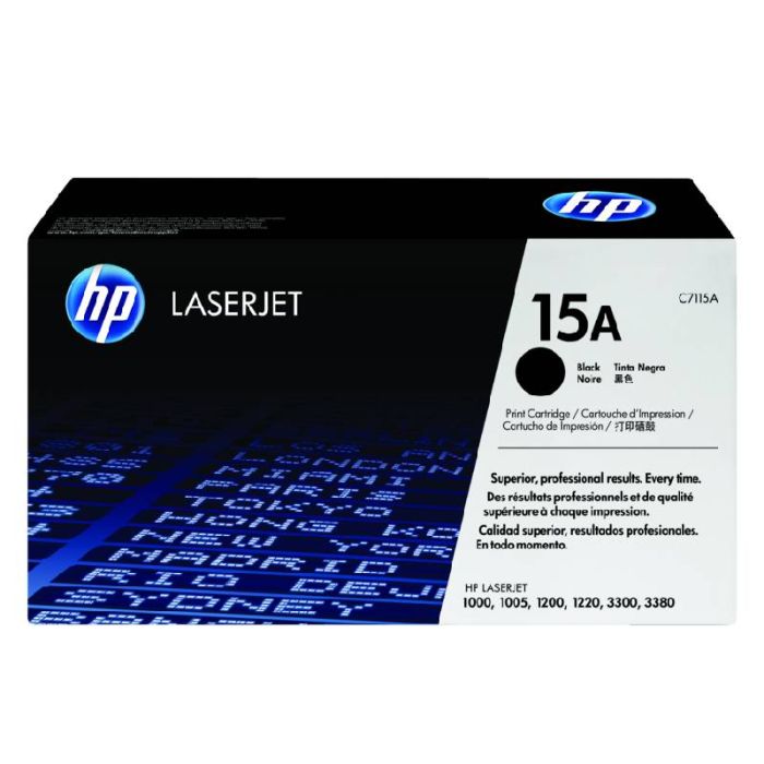 Toner LaserJet Original HP 15A - Noir (C7115A)