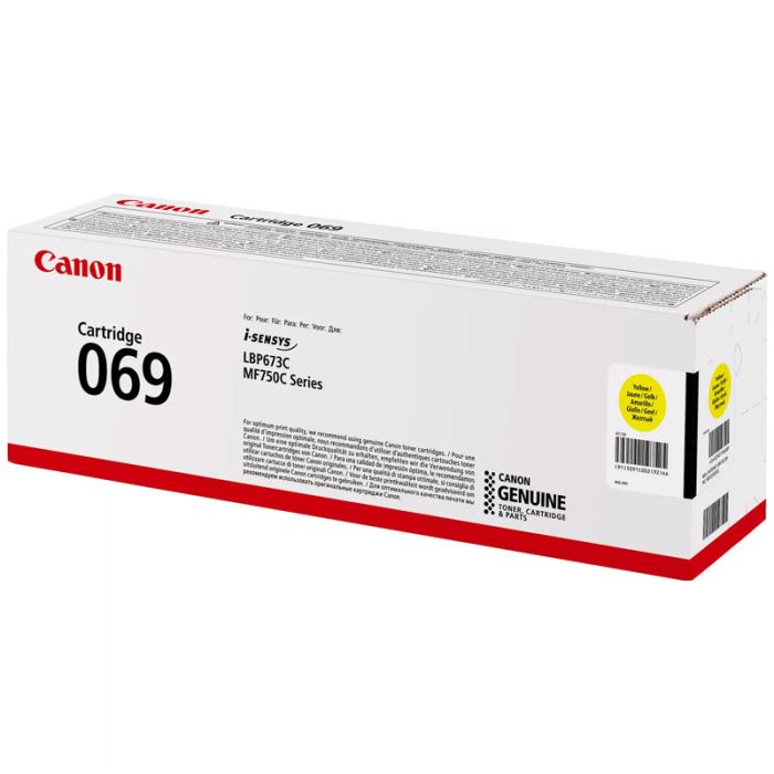 Toner original CANON i-SENSYS 069 Y -  jaune(5091C002AA)