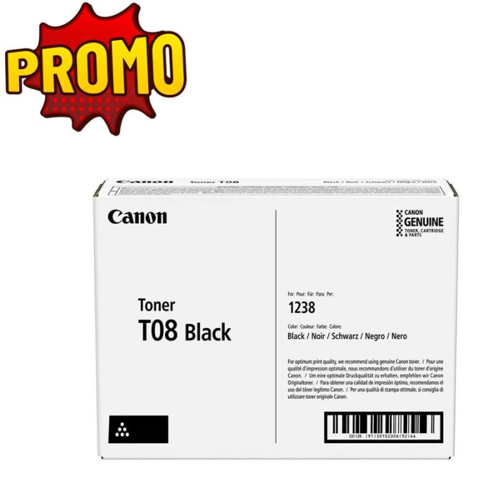 Toner original CANON T08 - Noir (3010C006AA)