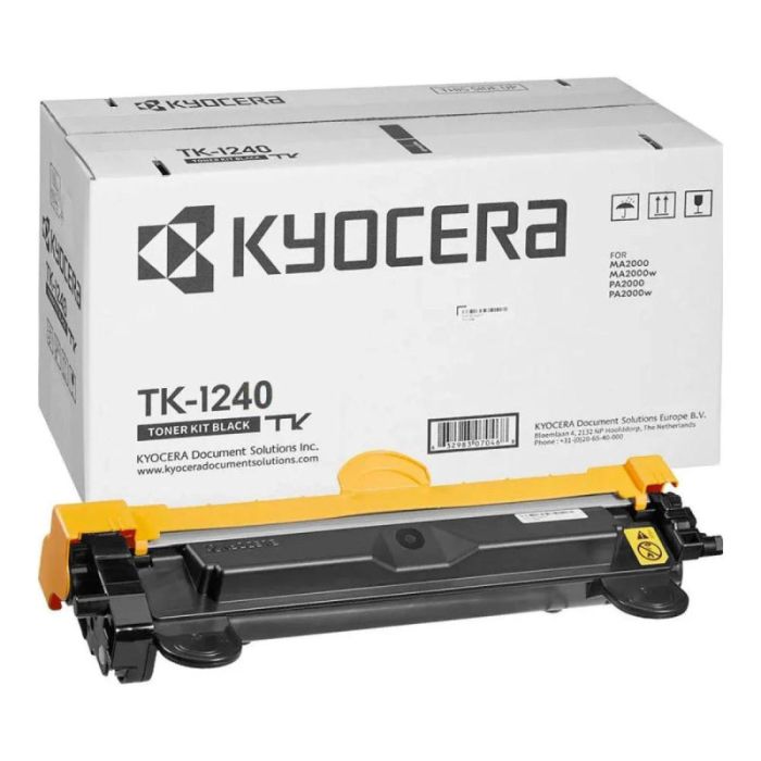 Toner Originale KYOCERA TK-1240 Pour ECOSYS PA2000,PA2000W,MA2000 (1.5K) - Noir 