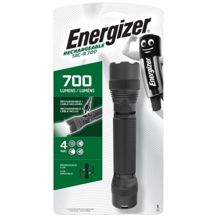 Torche Tactique ENERGIZER Rechargeable - Noir