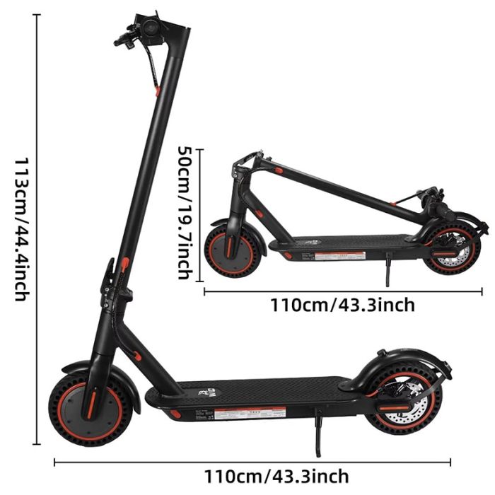 Trottinette Électrique KEPOW E9PRO10S - Noir