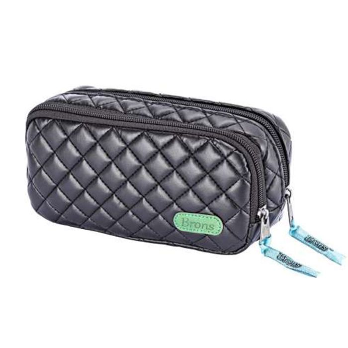 Trousse Capitonnée BRONS double zip