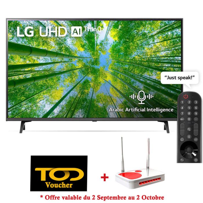 Tv LG 50'' Smart Série UQ8000 UHD 4K 