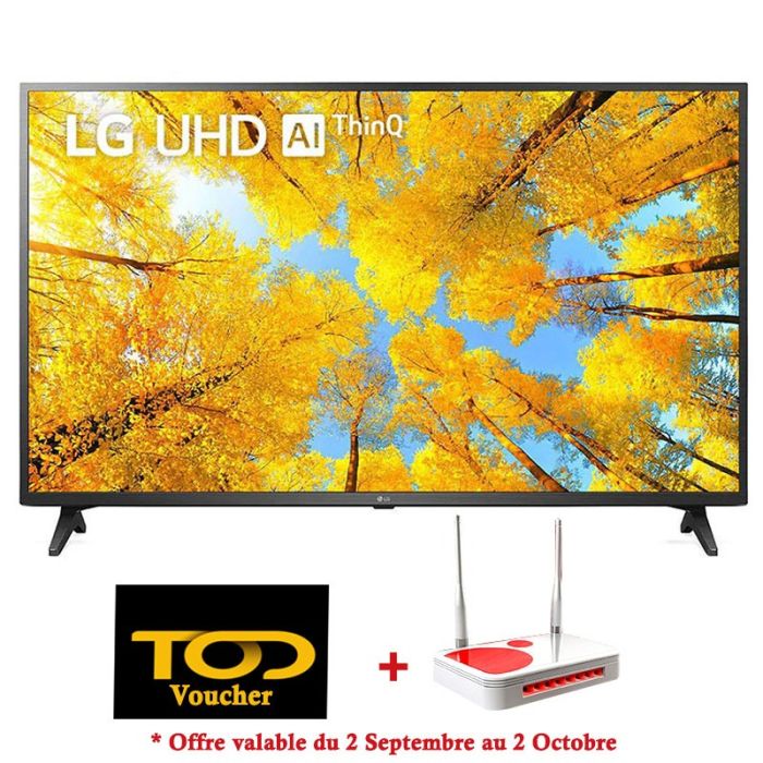 Tv LG 50'' Smart UQ7500 UHD 4K AI ThinQ