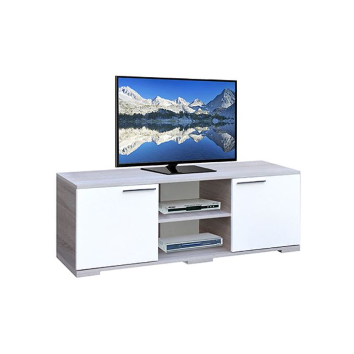 Table TV SOTUFAB Bravia - Chêne brut / Blanc