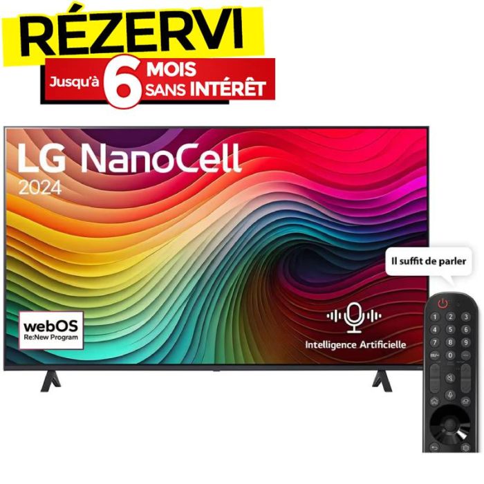 TV LG 65'' NanoCell NANO80  4K SMART TV (65NANO80T6A)