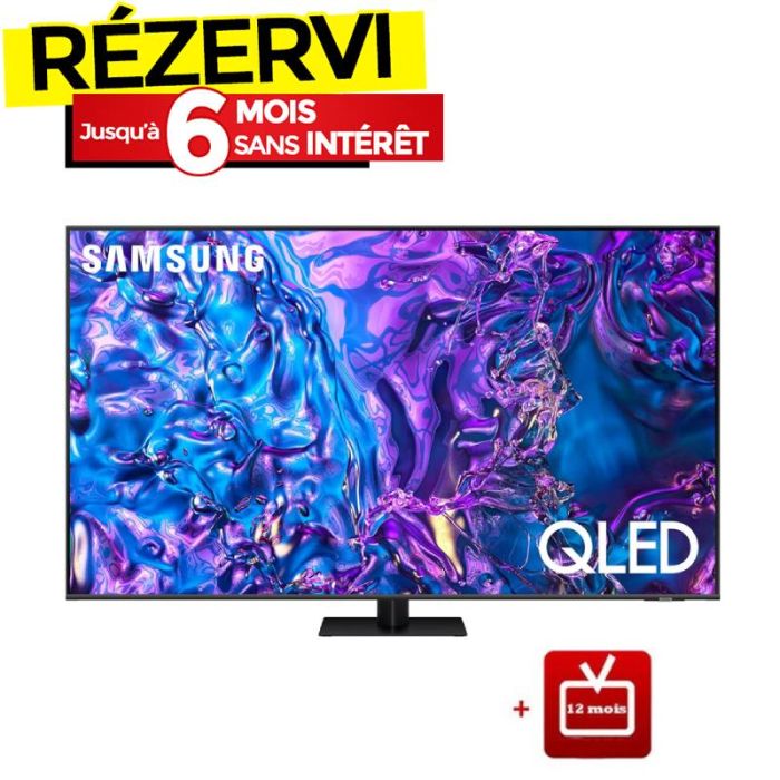 Tv SAMSUNG 65'' Smart Q70D QLED 4K 2024 + Récepteur intégré 