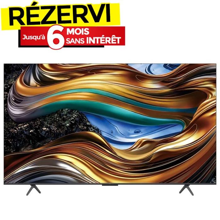 Tv TCL 50'' Smart Google P755 UHD 4K 2024+ Abonnement TV
