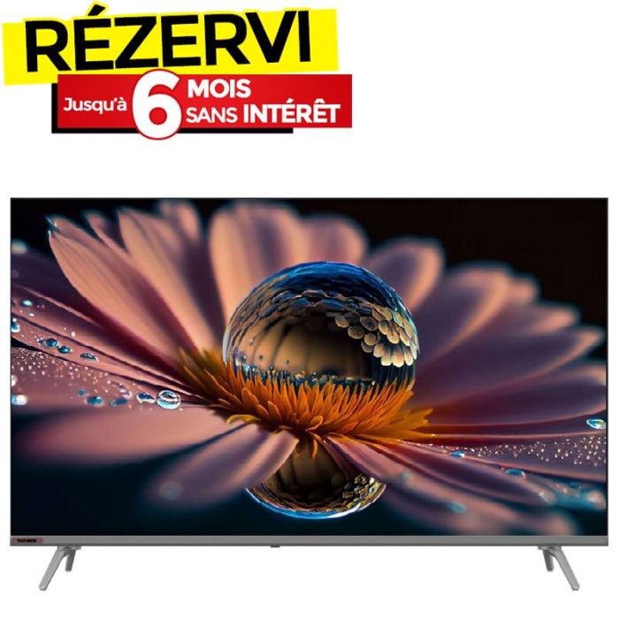 TV TELEFUNKEN 32'' Smart Google Tv E3E HD + Récepteur Intégré