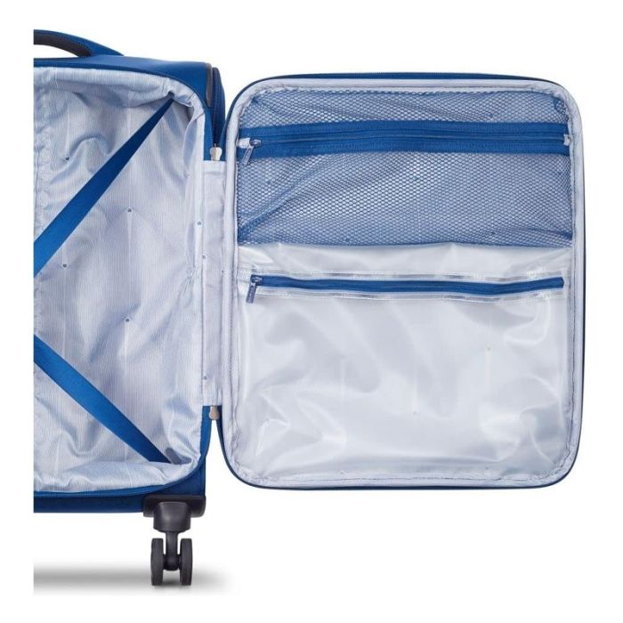 Valise DELSE Optimax Lite trolley S Slim 55 - Bleu