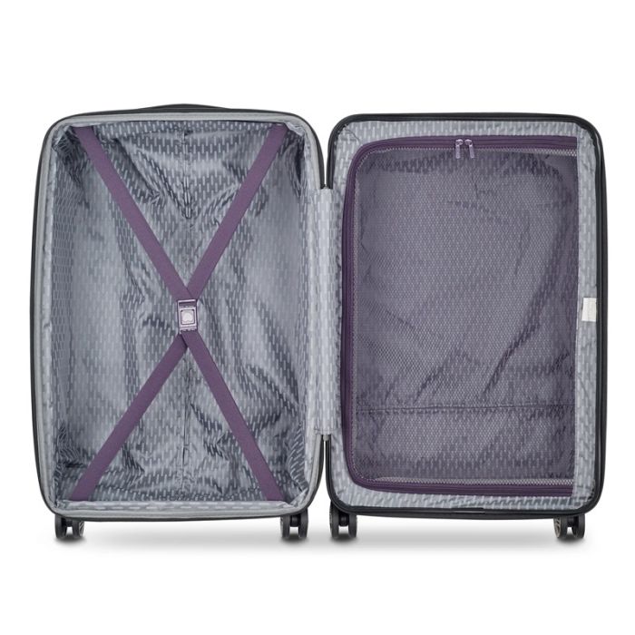 Valise DELSEY AIR ARMOUR Extensible 68 cm - Violet foncé