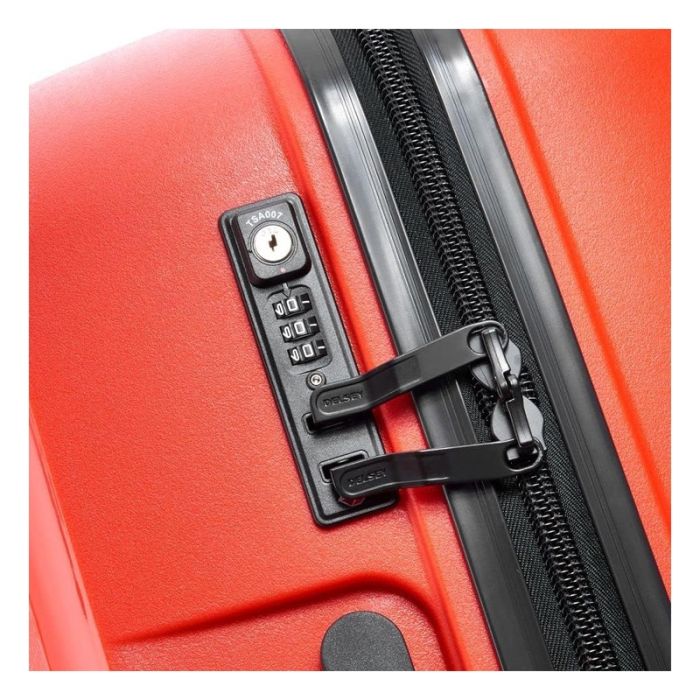 Valise DELSEY Belfort Plus Slim 55 cm - Rouge