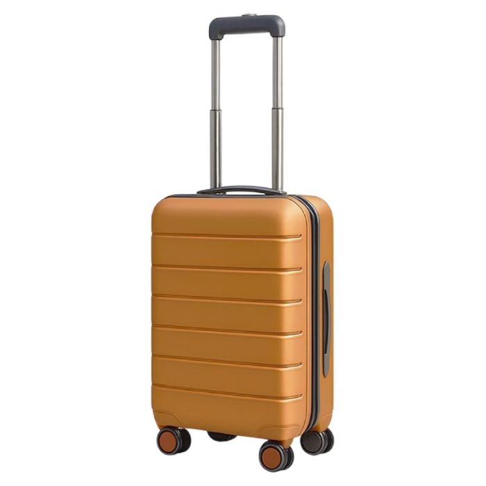 Valise NEW STYLE Caramel Incassable roues 360° Small