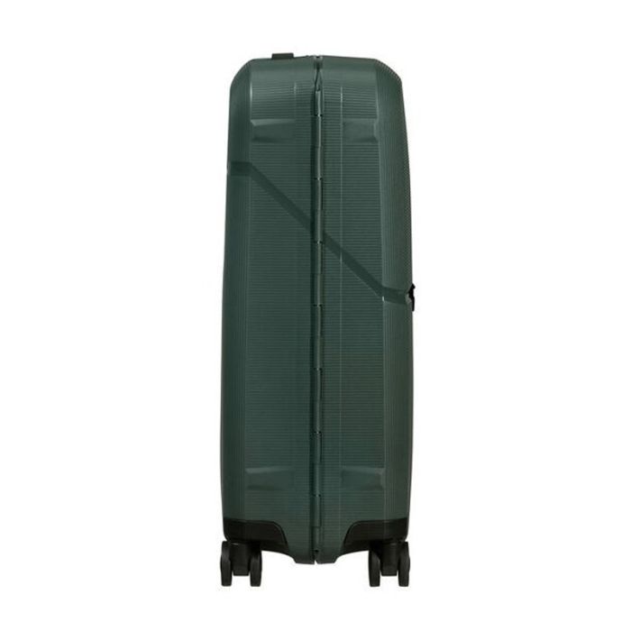 Élégante vanité de voyage vintage coque rigide Samsonite en code vert