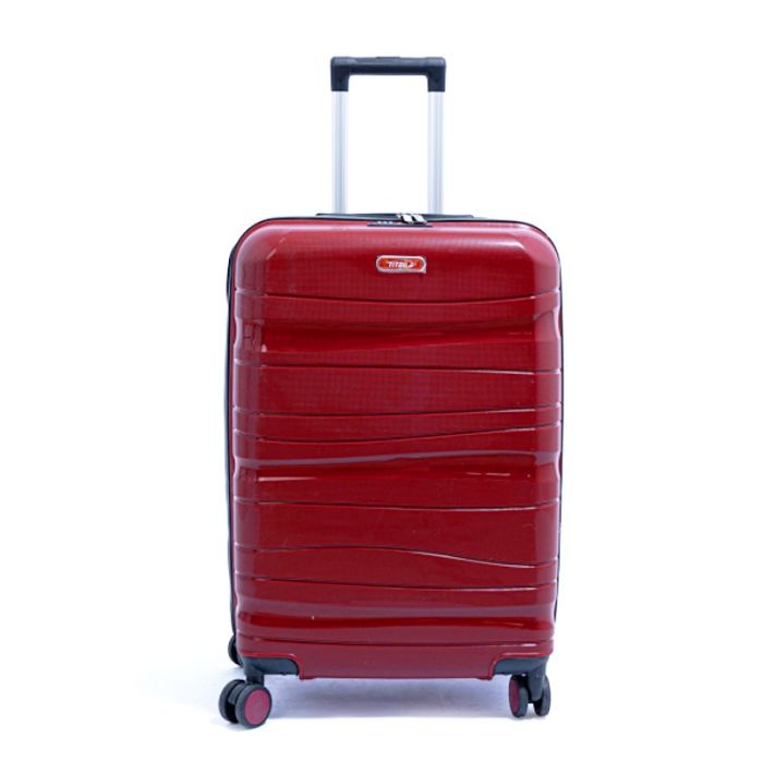 Valise TITOU Incassable Polypropylene Large - Rouge Bordeaux