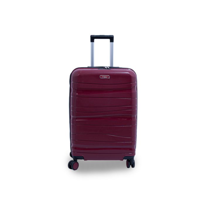 Valise TITOU Incassable Polypropylène Small - Rouge Bordeaux