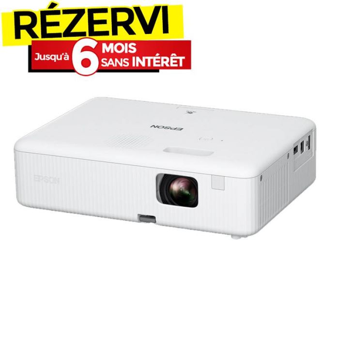 Vidéo Projecteur EPSON CO-W01 3LCD WXGA - Blanc (V11HA86040)