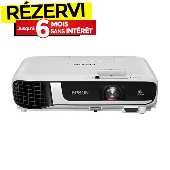 Vidéo Projecteur EPSON EB-FH52 Wi-Fi - Blanc (V11H978040)
