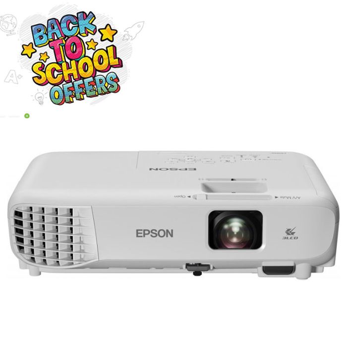 Vidéo Projecteur EPSON EB-W06 WXGA - Blanc (V11H973040)