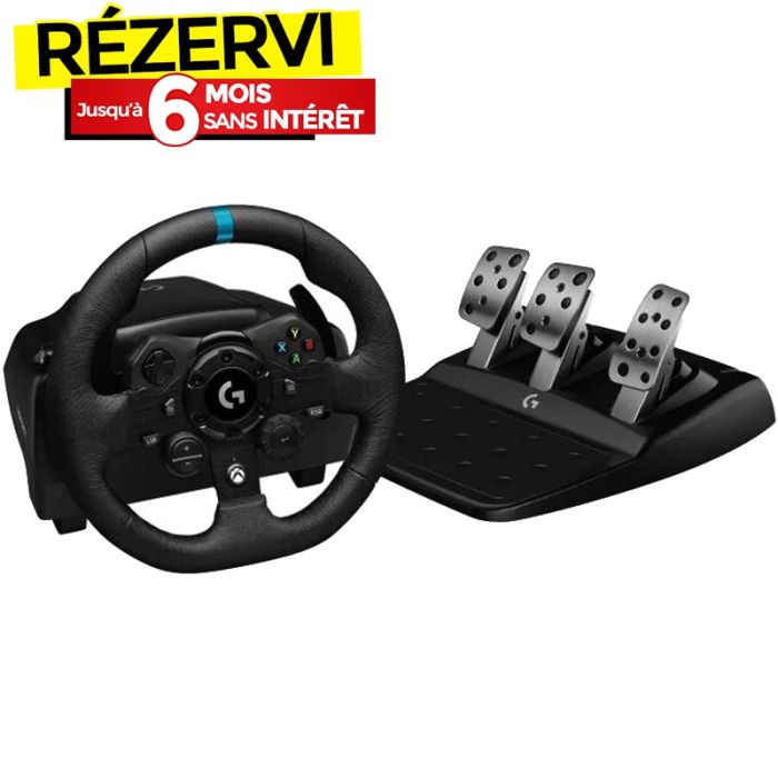 Volant De Course Avec Pédales LOGITECH G923 - Noir