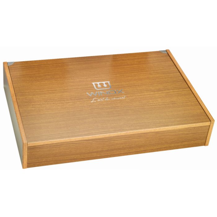 Coffret en Bois WINOX Zephir 75 Pièces - Gold 