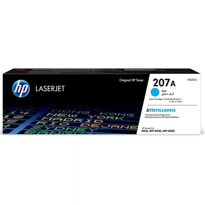 Toner LaserJet original HP 207A  - Cyan (W2211A)