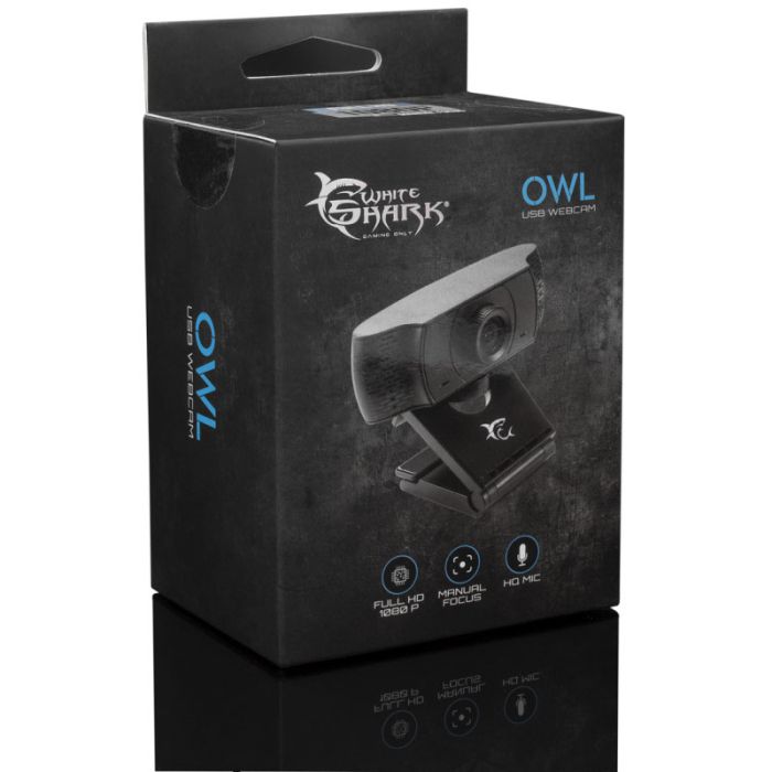 WebCam Gamer WHITE SHARK OWL 1080P - Noir (GCW-004)