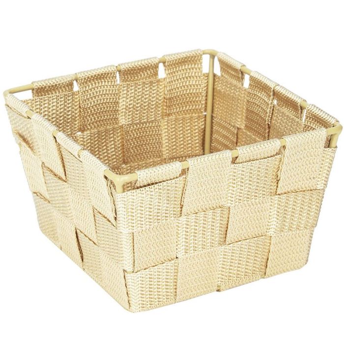 Panier De Salle De Bains WENKO Adria Mini, Square - Beige (WELT52198)