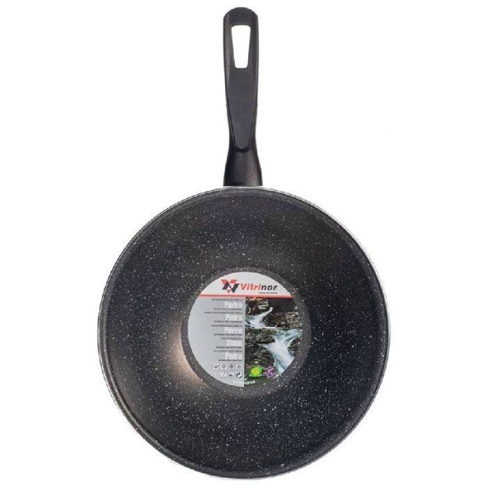 Wok VITRINOR 28 cm - Noir