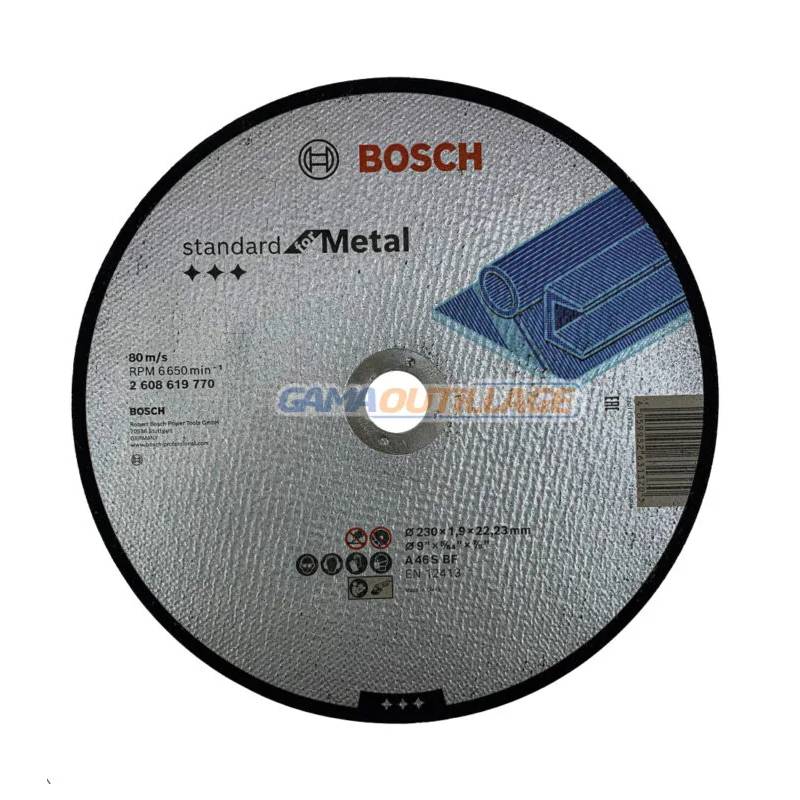 Disque à tronçonner Bosch 230 x 1.9 mm ultra résistant - Bosch