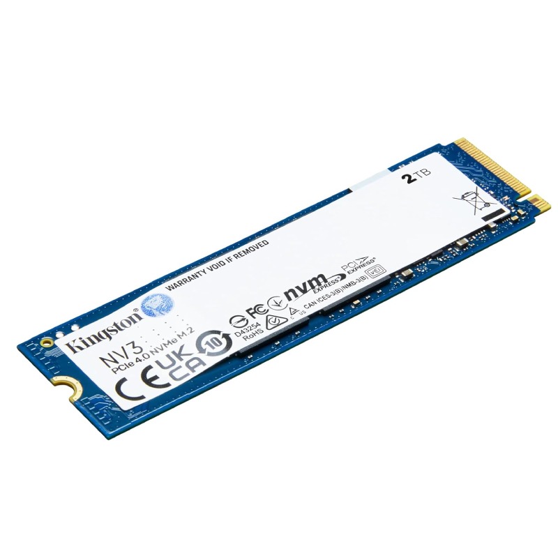 Disque Dur Interne KINGSTON NV3 2To SSD M.2 NVMe PCIe Gen 4x4 - Kingston