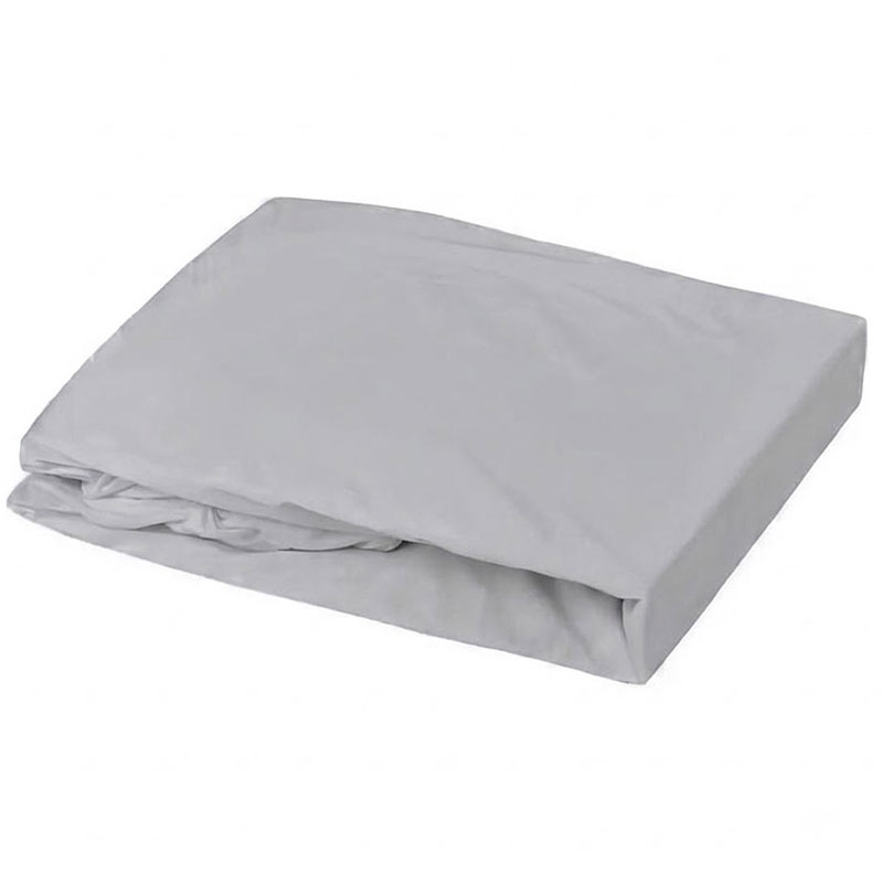 Drap Housse Coton KOALA 60 x 120 cm - Gris - KOALA