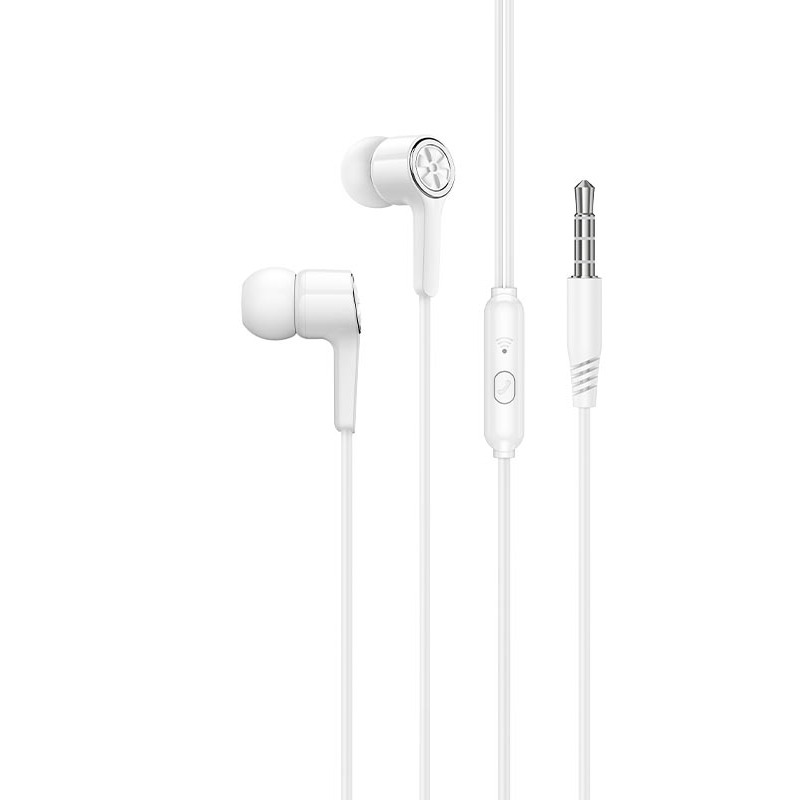 Ecouteurs Filaires Hoco M104 Jack 3.5mm - Blanc