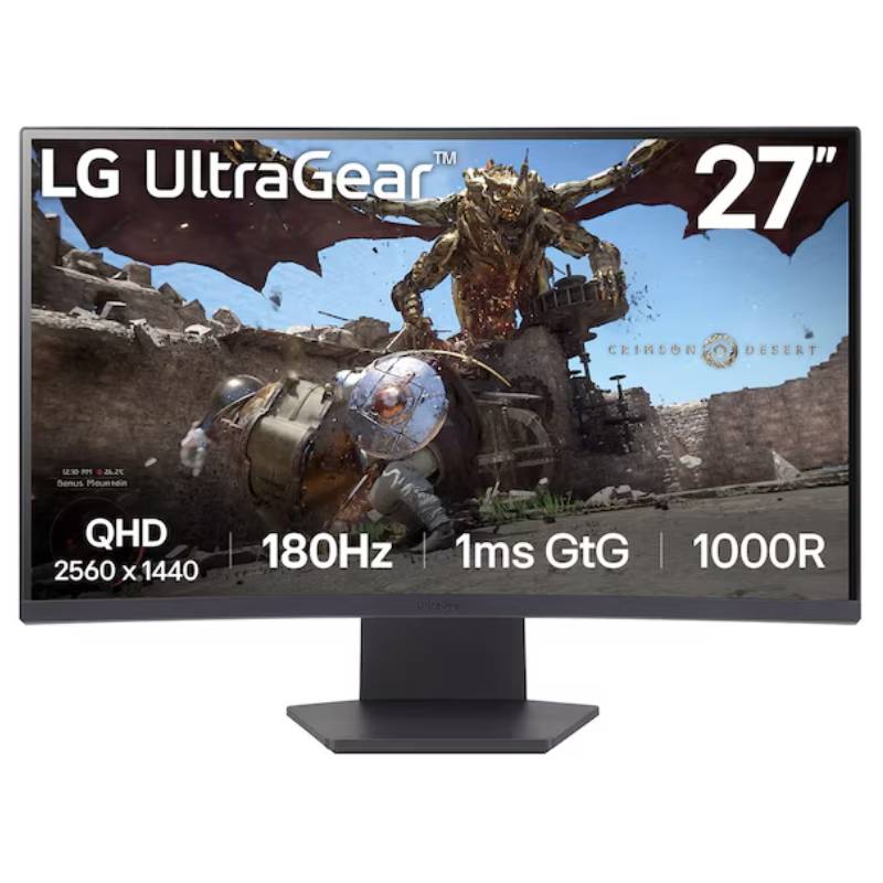 Gaming LG 27GS60QC 27'' QHD Incurvé 180Hz - LG