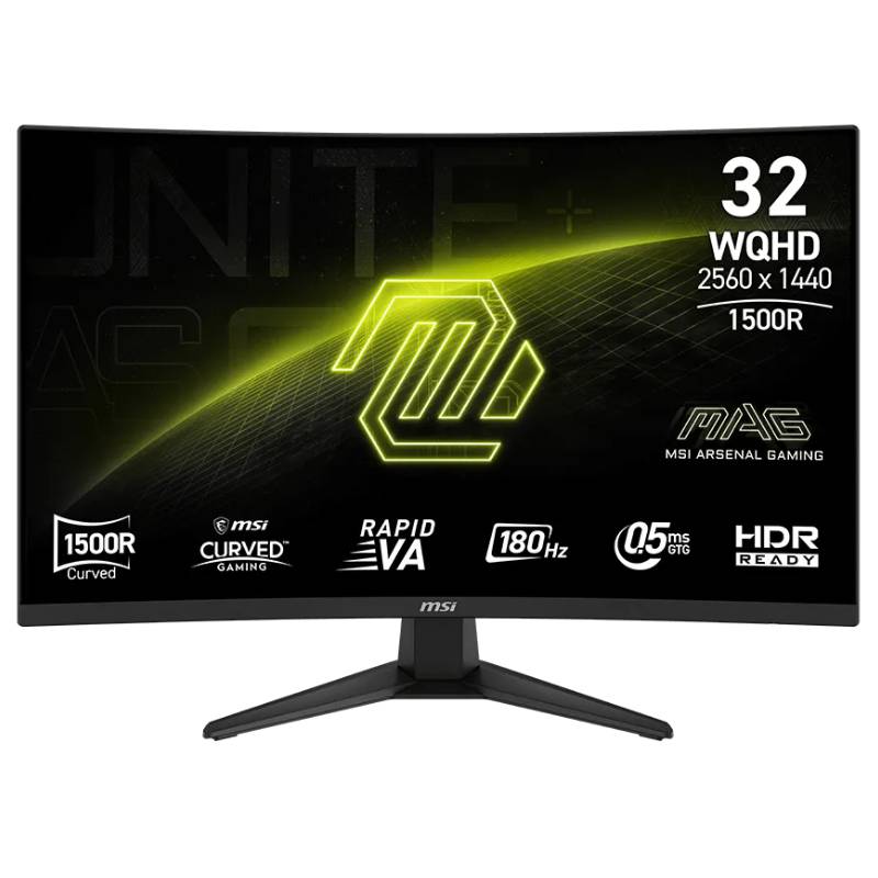 Gaming MSI MAG 321CQF E18 31.5" WQHD Incurvé 180 Hz - MSI
