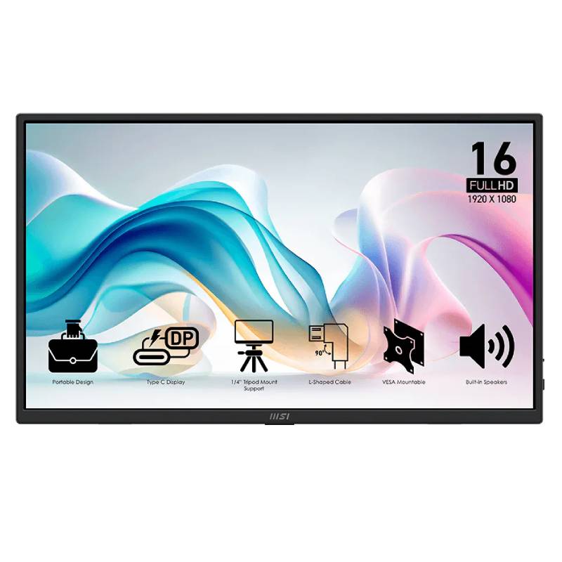 Portable MSI PRO MP165 E6 15.6" Full HD IPS 60 Hz - MSI