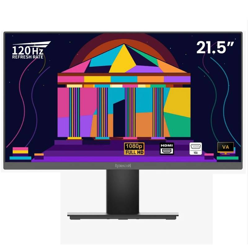REDRAGON Thugga II 21.5" Full HD 120Hz - REDRAGON