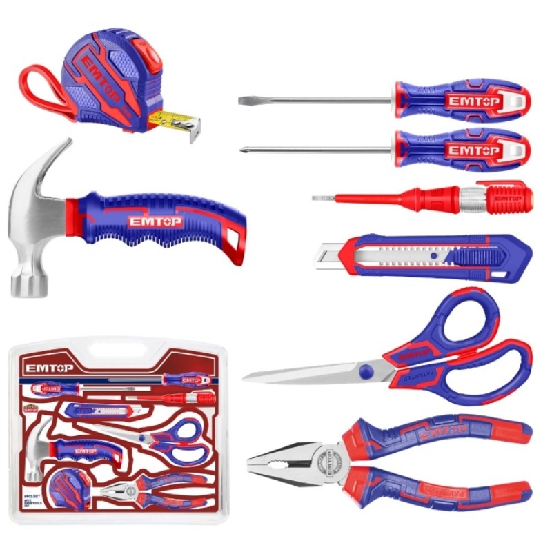 Ensemble d'outils à main 8 pièces EMTOP