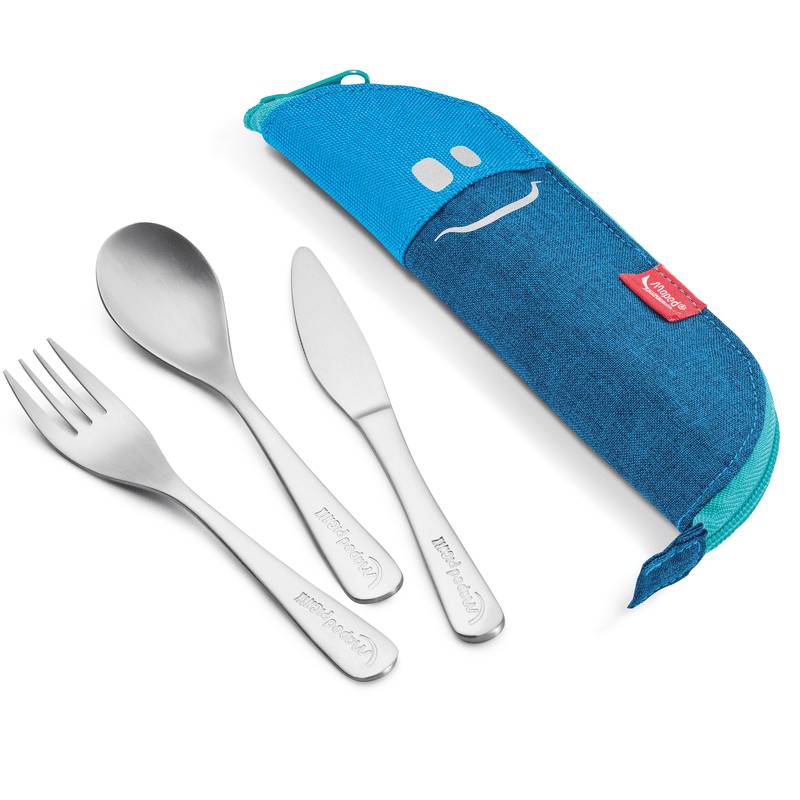 Etui Avec Couverts MAPED Enfants Bleu - 878003 - MAPED