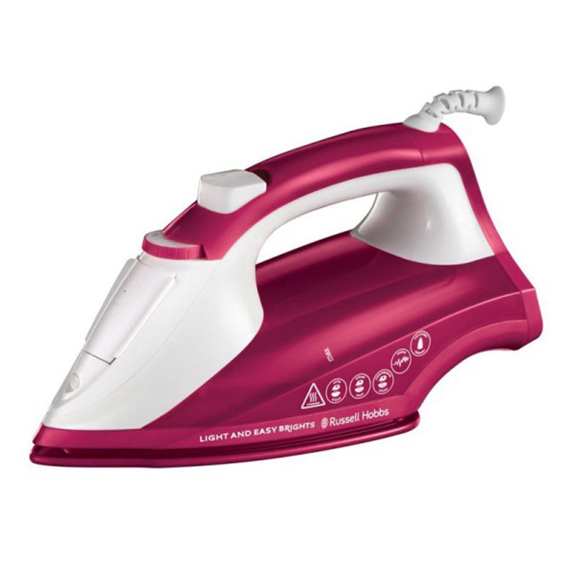 Fer à Repasser RUSSELL HOBBS Light&Easy Brights Berry 2400Watts - Rose - RUSSELL-HOBBS