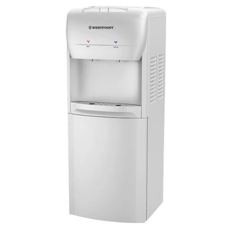 Fontaine D'eau Fraîche 4en1 WESTPOINT WFQN-3022P 15 Litres Avec Frigo - Blanc - WESTPOINT