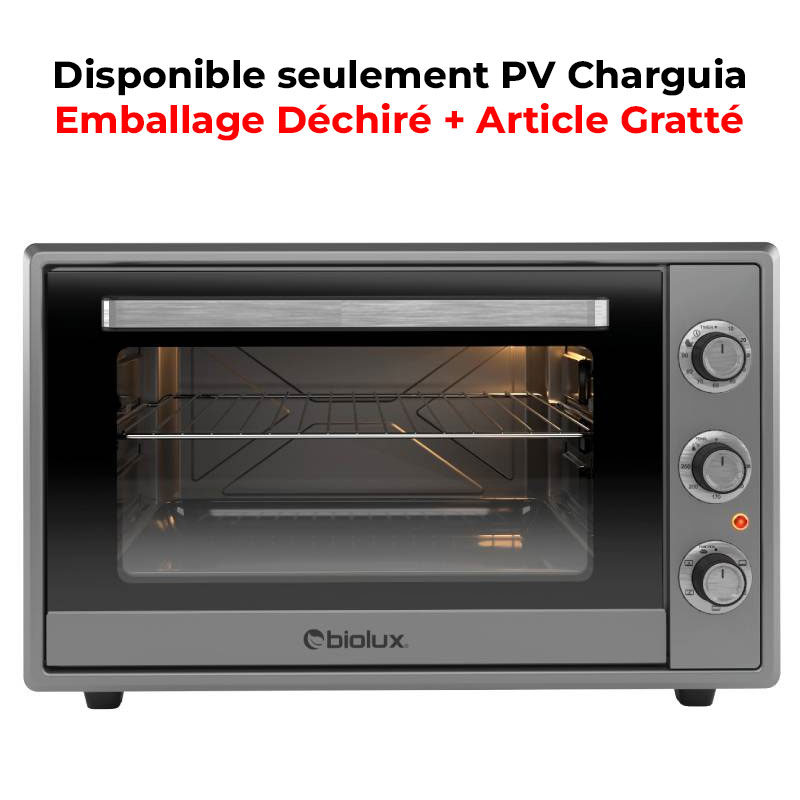 Four Électrique Ventilé BIOLUX 60 Litres - Silver - BIOLUX