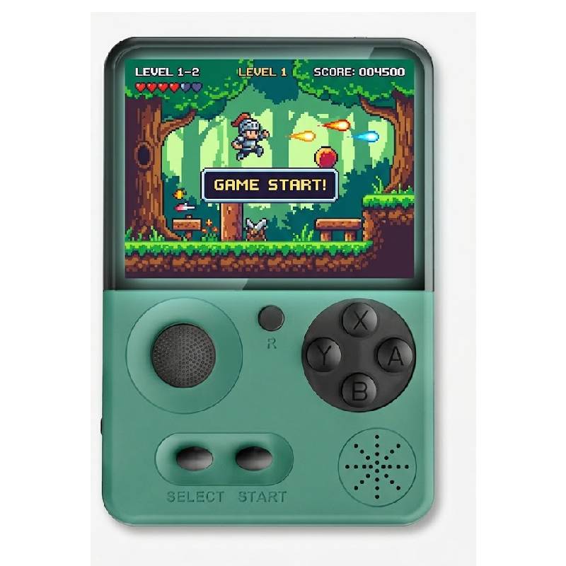 Game Box T3 Avec 500 Jeux Intégrés - Vert